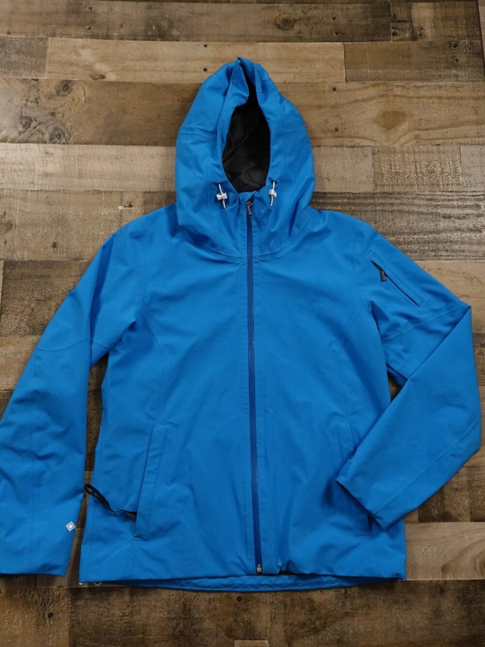 Spyder Gore-Tex Hooded Shell Jacket Men’s Medium Blue Waterproof Outdoor